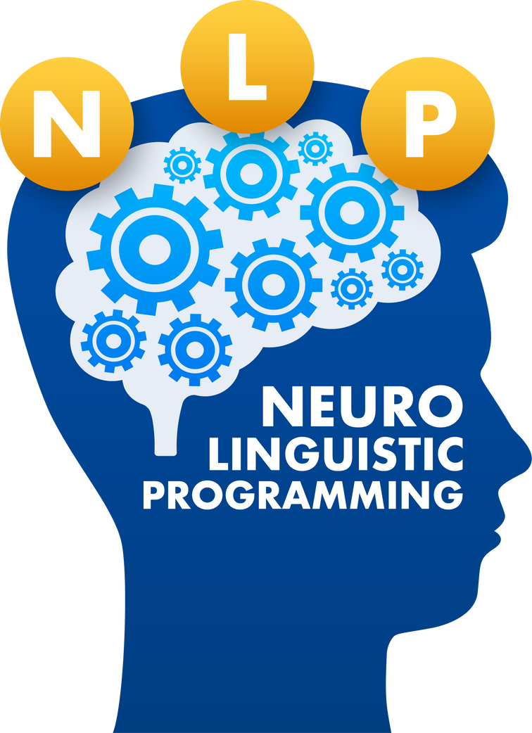 NLP - Neuro linguistic programming, medical concept. Vector stock illustration.